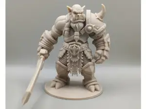 Orc Warham style sword figurine