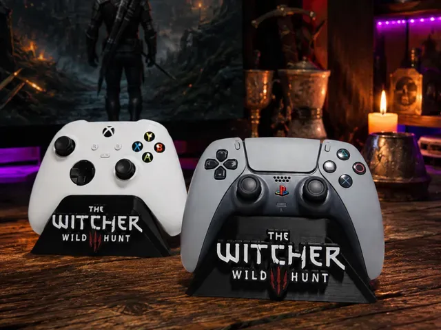 The Witcher 3 Controller Stand – DualSense & Xbox