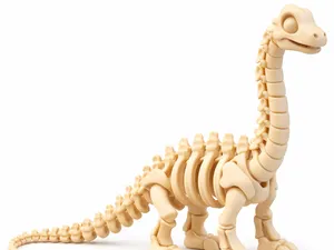 Cute Skeleton Diplodocus