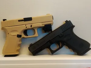 Glock 19 upgrade kit. Cap firing.
