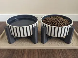 Dog bowl stand