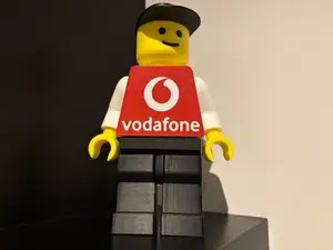Brickman Vodafone 20cm Figur 500%