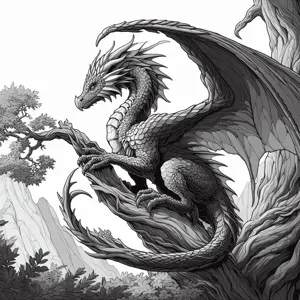 Dragons nest - Hueforge 4 color filament painting