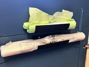 Simple Wall Mounted Bin Roll Holder