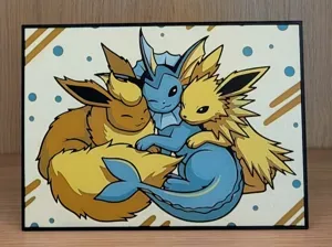 Kanto Eeveelution Hueforge & Frame