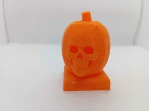Ornament Pumpkin Skull Halloween Decor