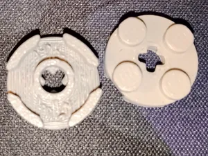 2x2 flat round with axle hole 4032a