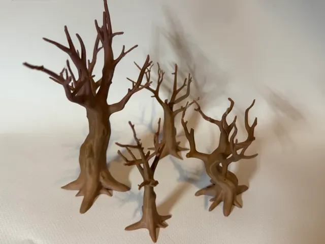 Set of 4 dead trees for Dungeons and Dragons DND