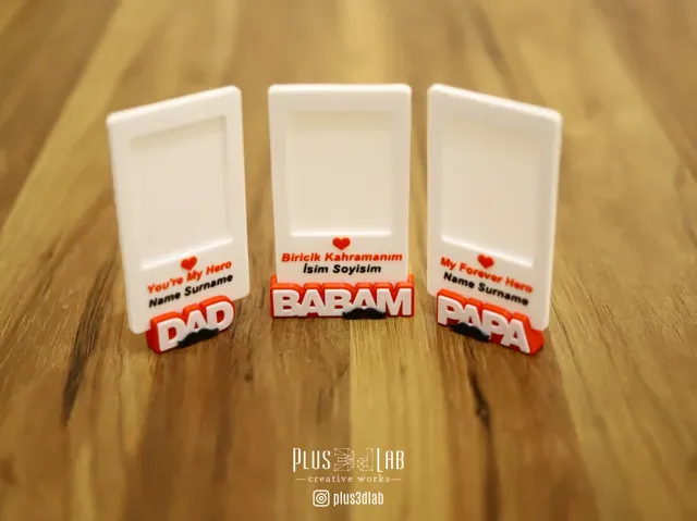 Father’s Day Photo Frame – Customizable Text — Фото 2 из 2