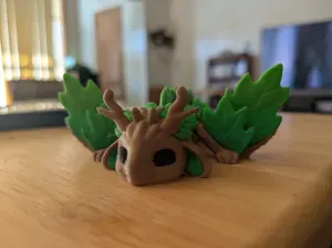 Leafy Forest Spirit Dragon Articulated Flexi