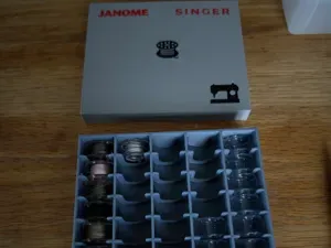 Bobbin storage for sewing machines