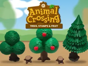 Animal Crossing Trees, Stumps & Fruit