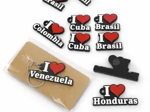 Custom I Love Keychain & Fridge Magnet Generator