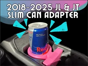 Jeep Wrangler JL & Gladiator JT Slim Can Adapter