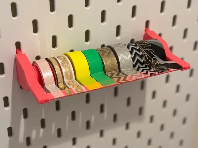 Modularer Klebebandhalter für z. B. Ikea SKADIS