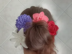 Decorative Flower Hair Comb Collection