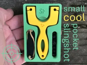 small pocket slingshot kit in one little box SR.1