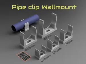 Pipe clips - A-Type - Ø 16 / 20 / 25 / 32 / 40mm