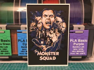 The Monster Squad Movie poster - Hueforge Art