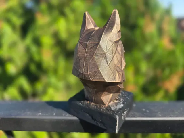 GERMAN SHEPHERD LOW POLY BUST — Фото 7 из 11