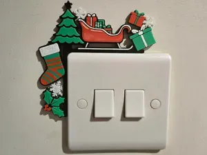 Christmas Tree Santa's Sleigh Light Switch Corner