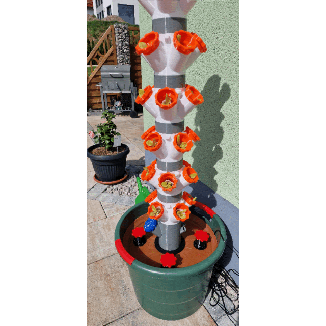 Hydroponik Turm Adapter DN 110  Rohr