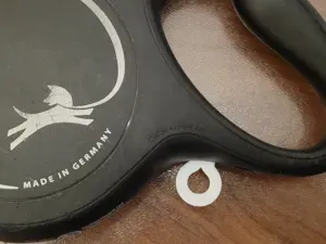 flexi retractable dog leash poop bag hanger
