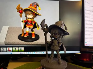 Chibi Megumin with Magic Circle Base - KonoSuba