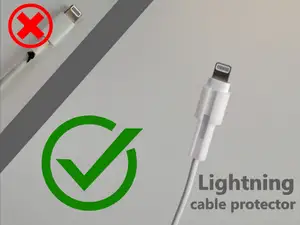 Lightning cable protector