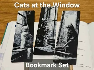 Cats at the Window - Bookmark Set