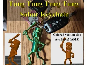 Tung Tung Tung Tung Sahur Character Keychain