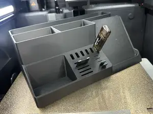 Desk Organizer with phone stand, mail letter holder, and USB, SD, Micro SD Storage