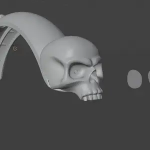 Xiaomi essential/365 rear fender with skull