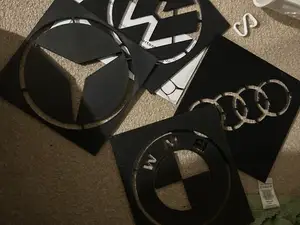 Brushing Car Logo Stencils for Car Detailing