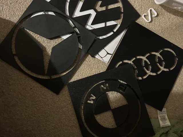 Brushing Car Logo Stencils for Car Detailing