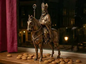 Sinterklaas op zijn paard