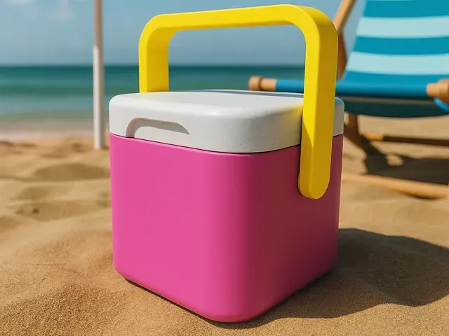 Retro Mini Cooler, 4 Can