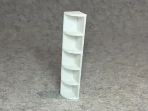 Dollhouse corner shelf miniature house