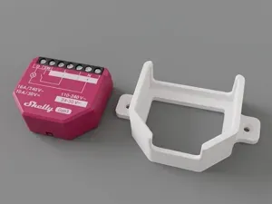Shelly 1PM/2PM Gen3/Gen4 Wall Mount Holder