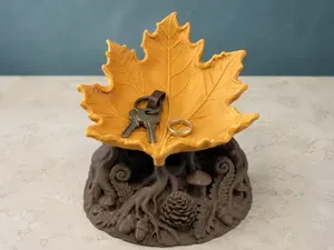 Enchanted Autumn Maple Leaf Catch-All Tray