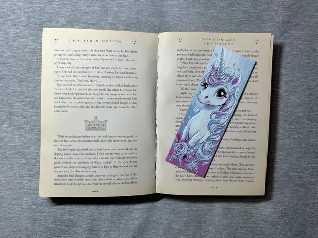Unicorn Hueforge Bookmarks - 2 sizes — Фото 4 из 8