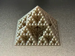 Rhombic Sierpiński Pyramid - Lvl 4 | Vase Mode