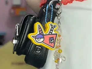 Zooble 2D Art Clicker Keychain TADC Fidget