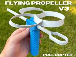 Flying Propeller V3 - Kids Pull Copter Toy