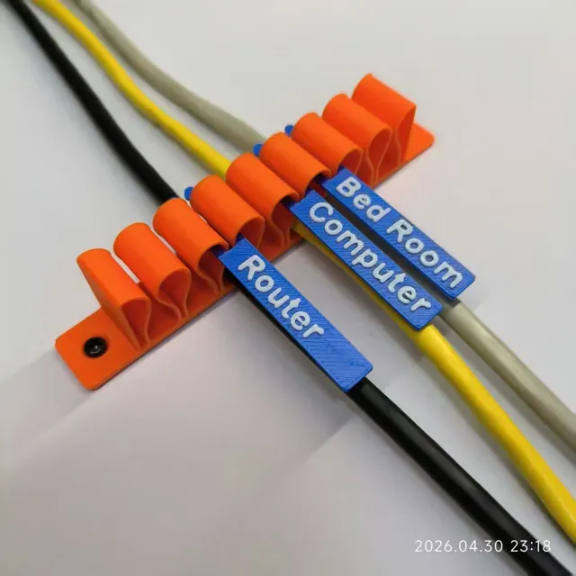 Universal Cable Holder Cable Organizer Management — Image 3 of 3