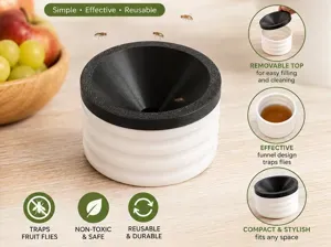 Fruit Fly Trap – Reusable Fly Catcher
