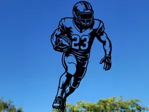 American Football Runner Wall Art
