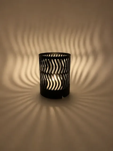 Wave Glow Tealight & LED Lamp – With Diffuser — Фото 3 из 9