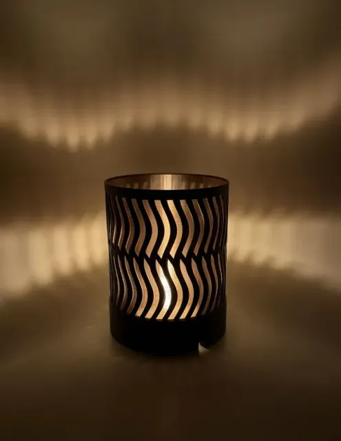 Wave Glow Tealight & LED Lamp – With Diffuser — Фото 5 из 9