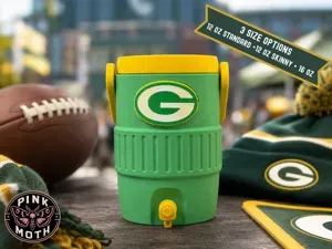 Green Bay Packers Koozie - Snap in Logo